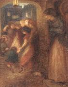 Dante Gabriel Rossetti The Gate Memory oil on canvas